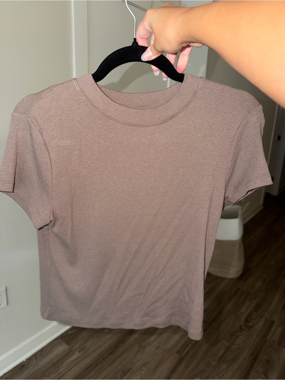 a new day Short Sleeve Crewneck Top - army green